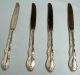 4 Camelot Melody Dinner Knives - Ornate 1964 Rogers - - Clean & Table Ready Oneida/Wm. A. Rogers photo 2