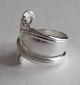 Sterling Silver Spoon Ring - Int ' L / Spring Glory - Dblspiral - Sz 6 To 8 - 1942 International photo 1