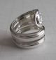 Sterling Silver Spoon Ring - Int ' L / Spring Glory - Dblspiral - Sz 6 To 8 - 1942 International photo 3