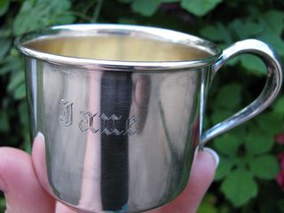 Vintage Sterling Silver Rogers Lunt & Bowlen Baby Cup 58.  7 Grams photo