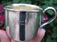 Vintage Sterling Silver Rogers Lunt & Bowlen Baby Cup 58.  7 Grams Cups & Goblets photo 5