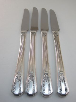 Wm A Rogers Oneida Sectional Lido 1938 4 Grille Knives photo
