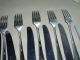 Courtney 8 Dinner Knives And 8 Dinner Forks 1935 Silver Plate Oneida Oneida/Wm. A. Rogers photo 10