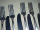 Courtney 8 Dinner Knives And 8 Dinner Forks 1935 Silver Plate Oneida Oneida/Wm. A. Rogers photo 1