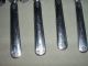 Courtney 8 Dinner Knives And 8 Dinner Forks 1935 Silver Plate Oneida Oneida/Wm. A. Rogers photo 6