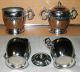 Vintage La Belle Silver Co.  Coffee Urn + Creamer & Sugar Tea/Coffee Pots & Sets photo 7