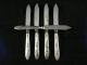 1847 Rogers Silver Fruit Dessert Butter Knives Solid Handles Silverplate Blades Other photo 7