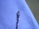 Vintage Silver Pickle Fork From Sweden - Lady With Fan On Handle Scandinavia photo 3