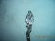 Vintage Silver Pickle Fork From Sweden - Lady With Fan On Handle Scandinavia photo 4