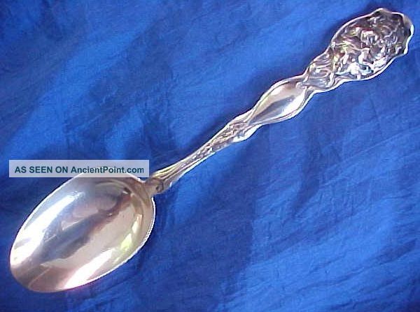 Sterling Silver Souvenir Spoon Unger Bros Evangeline Souvenir Spoons photo