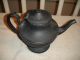 Vintage Silver On Copper Double Plate Teapot - Painted Black - Look - Antique Teapot? Tea/Coffee Pots & Sets photo 2