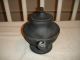 Vintage Silver On Copper Double Plate Teapot - Painted Black - Look - Antique Teapot? Tea/Coffee Pots & Sets photo 3