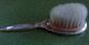 Sterling Silver Hair Brush 925 Vintage Brushes & Grooming Sets photo 2