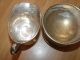 2 Piece Nickel Silver Electroplate Benedict Sheffield,  K.  S.  Cup Pitcher Cups & Goblets photo 2