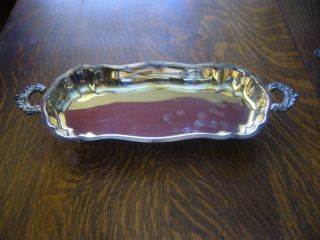 Bristol Silverplated Footed Tray Poole N/r 57 photo
