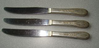 5 Vintage Knife Tablespoon Tea/soup Silver Plated Community Plate photo
