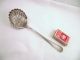 Large Antique French Silver Sifter Spoon Other photo 1