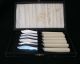 Six Small Fish Knives - Boxed Vintage - Hors D ' Euve Silver Plated Other photo 1