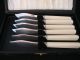 Six Small Fish Knives - Boxed Vintage - Hors D ' Euve Silver Plated Other photo 2