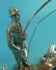 Rare Pr Sterling Silver Menu Holders Fisherman Fly Fishing Henry Williamson 1923 Other photo 6