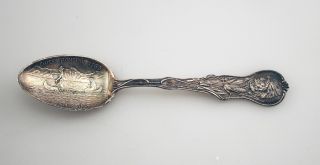 Sterling Silver Spoon Cheif Pontiac Detroit 1763 photo