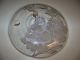 Rockwell Crystal Sterling Silver Overlay Footed Plate Marked Plates & Chargers photo 1