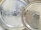 Oneida 2 Silver Round Serving Platters Platters & Trays photo 2