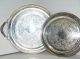 Oneida 2 Silver Round Serving Platters Platters & Trays photo 5