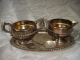 Silverplated Serving Pieces Sugar Creamer Jam And Lidded Tray Creamers & Sugar Bowls photo 1