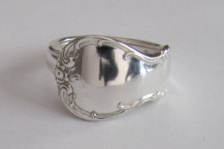 Sterling Silver Spoon Ring - Towle / French Provincial - Size 8 (7 To 8 1/2) photo