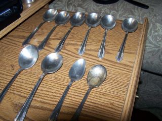 Rogers & Bro.  Sectional Spoons,  Xii Is International Silver,  9 Spoons Ect. photo