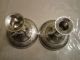Pair Of Vintage Floral Wilcox / International Silver / Plated Candlesticks Candlesticks & Candelabra photo 6