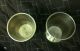 Pair Silverplate Mint Julep Cups - Heavy/beading - Very Fine - Clean And Table Ready Cups & Goblets photo 2