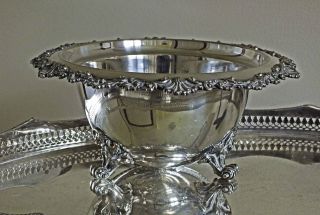 A Victorian Silver Plated Ornate Bowl.  Boardman & Glossop.  1861 - 1887. photo