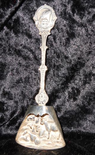 American Holland Lines Silver Plate Tea Caddy Or Sugar Spoon - 3 Touch Marks photo