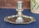 Antique Style Nickel Silver Plate Candle Stick 18th George English Federal Repro Candlesticks & Candelabra photo 5
