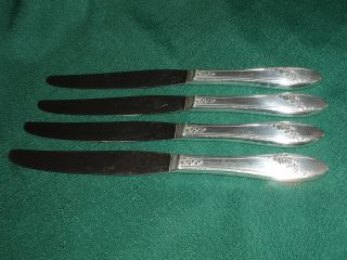 Vintage Queen Bess Knifes By Oneida Community Tudor Plate photo