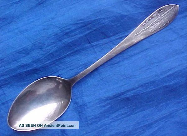 Sterling Silver Souvenir Spoon Ferry Building San Francisco California Souvenir Spoons photo