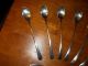 7 Pc Plated Sterling Silver Wm.  Rogers & Son 7 - 71/2 Spoons + Bonus Knife Gorham, Whiting photo 1