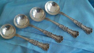 4 Buttercup Bouillon Spoons photo