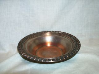 Vintage Silverplate Bowl W/ Ribbed Edges International Silver Co. photo