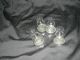 Newport Sterling Etched Glass And Sterling Salt And Pepper Shakers Salt & Pepper Shakers photo 1