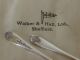 Vintage Boxed 6 Coffee Spoons Demi Tasse Silver Plate - By Walker & Hall Quality Other photo 1