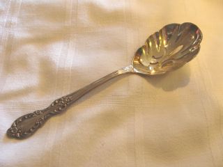 Wm.  Rogers Extra Plate Slotted Spoon photo
