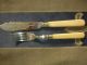 Antique Edwardian Set Of Solid Silver Fish Knife And Fork. Other photo 4