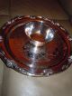 Rare Wm Rogers & Son Silver With Serving Compote Dish Tray Platters & Trays photo 1