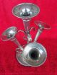 Int.  Silver Plated Epergne Flower 10.  5 
