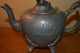 Vintage English Electroplate Silver Teapot Signed 