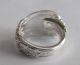 Sterling Silver Spoon Ring - Alvin / Prince Eugene - Size 7 (6 To 8) - 1940 Alvin photo 3