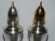 Antique Kmk Weighted Sterling Silver Salt And Pepper Shakers Salt & Pepper Shakers photo 1